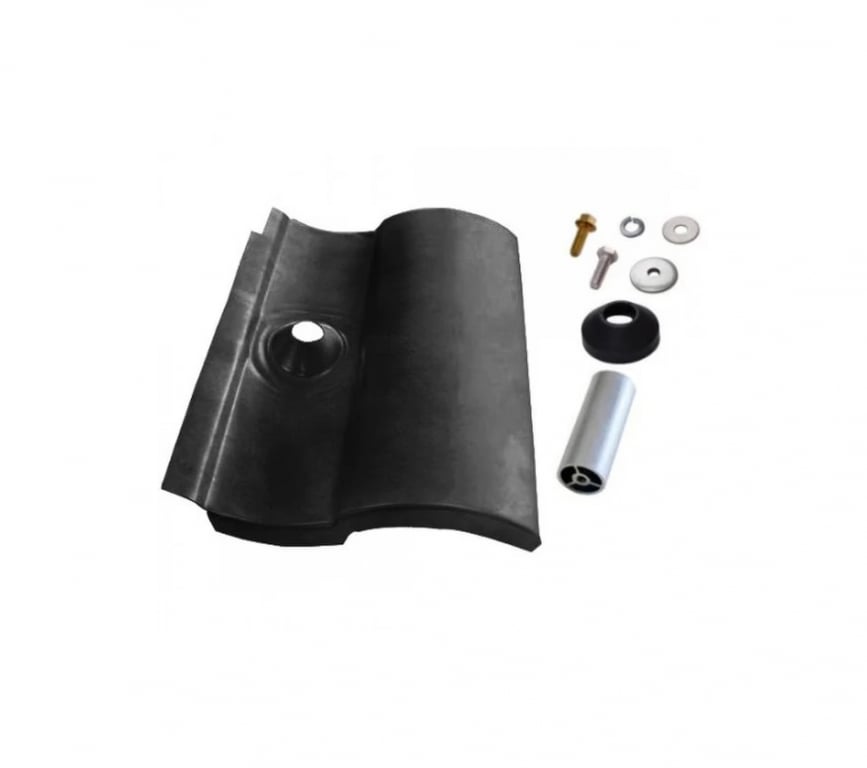 IronRidge Tile Replacement S-Tile Post Black(Priced as each) — image 1
