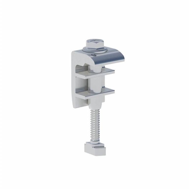 IronRidge End Fastening Object 30-40mm, MILL (Priced as each) — image 1