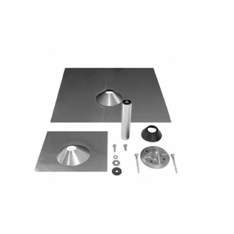 IronRidge QBase Universal Tile Mount 6.5" Post 7" Mill — image 1