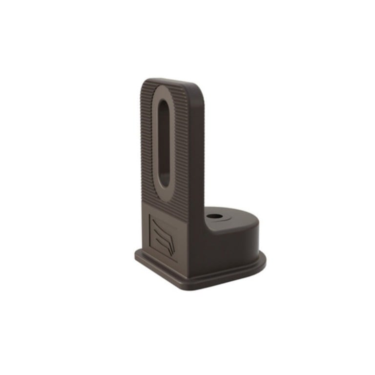 Pegasus Solar Tile L-foot for Rails - Closed slot Black L-foot — image 1