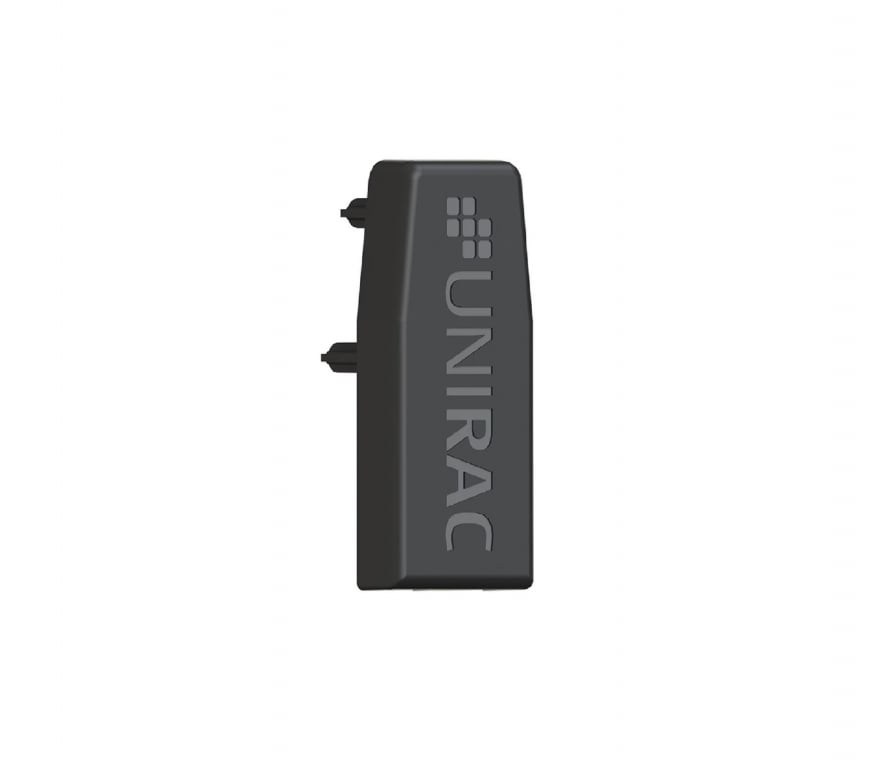 UNIRAC SM RAIL END CAP, PRO UV-BLK (Priced as 1 pc) — image 1