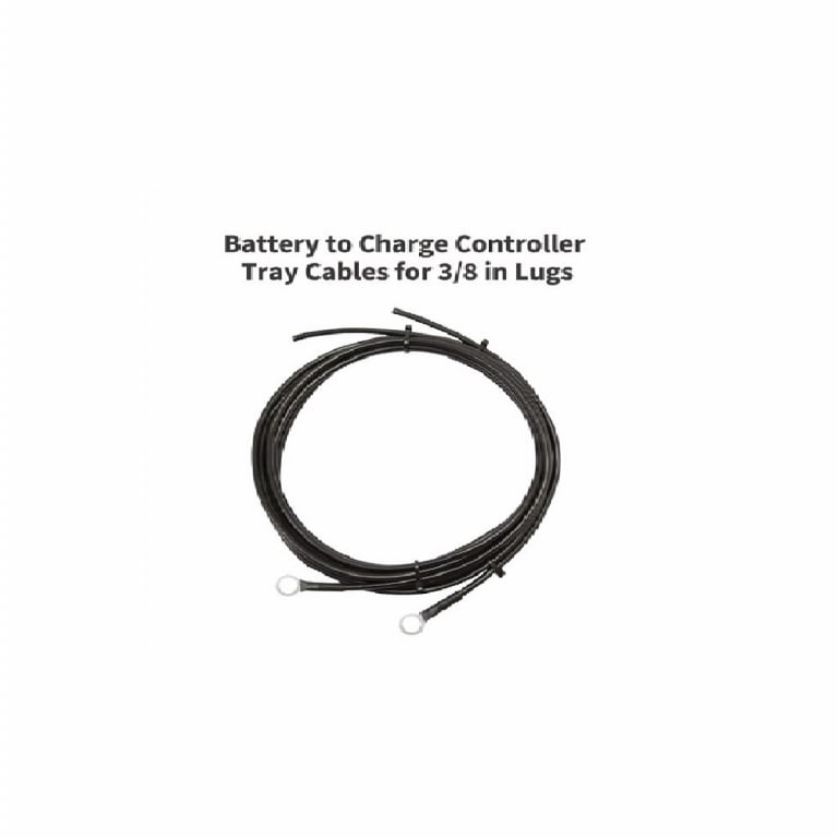 Renogy Battery to Charge Controller Tray Cables for 3/8 in Lugs — image 1