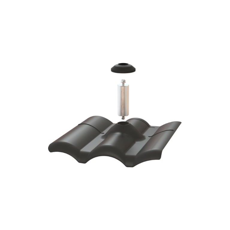 Pegasus Solar W-Tile Flashing Mounting -Pack of 12 — image 1