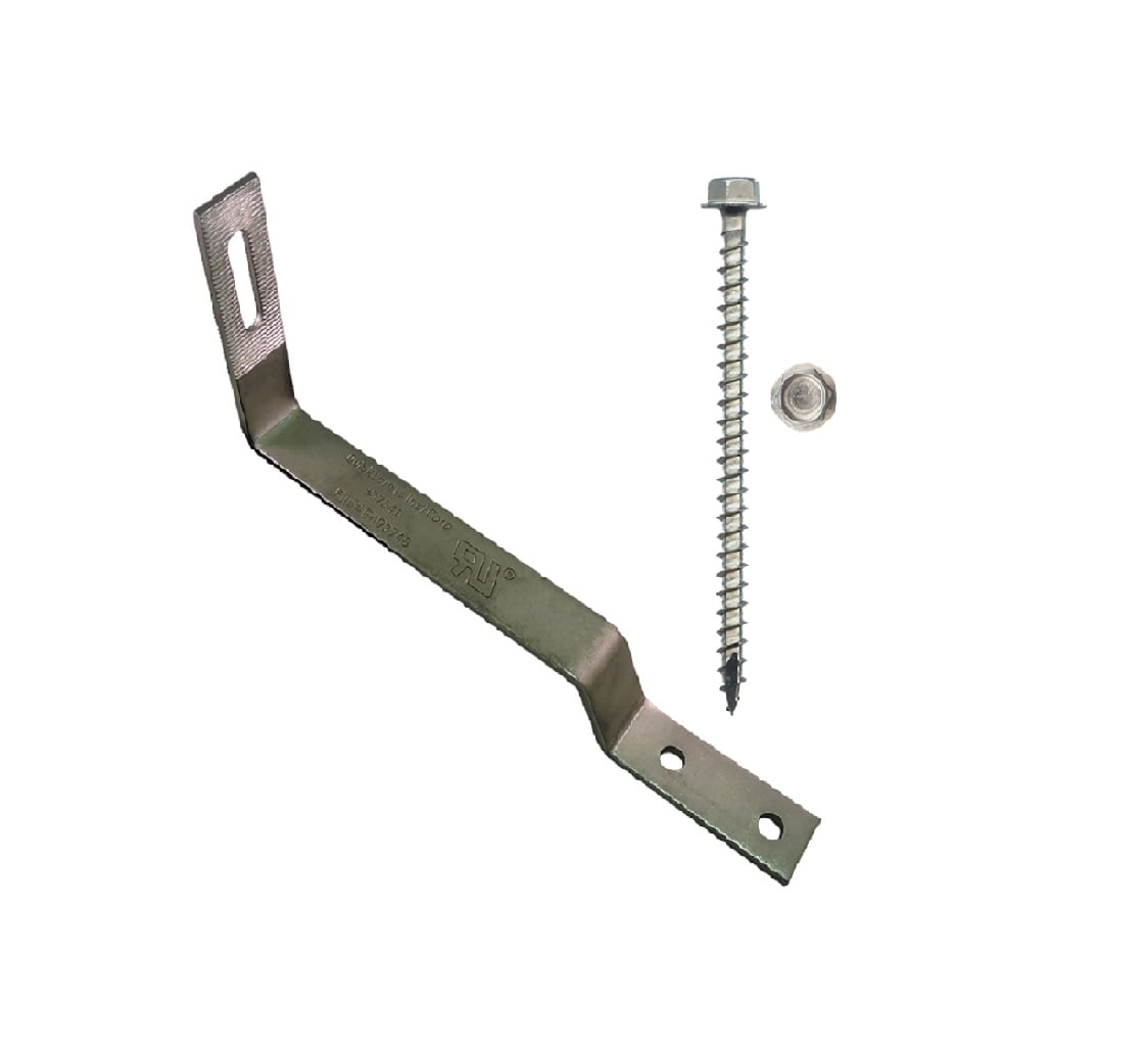 QuickBOLT 304 Stainless Steel 90° Flat Tile Roof Hook