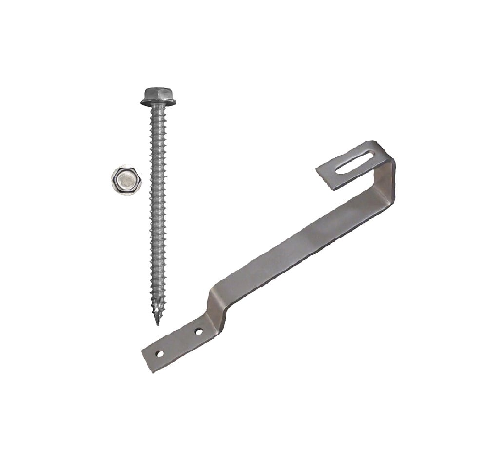 QuickBOLT 180° Flat Tile Roof Hook for Bottom Mount Rails