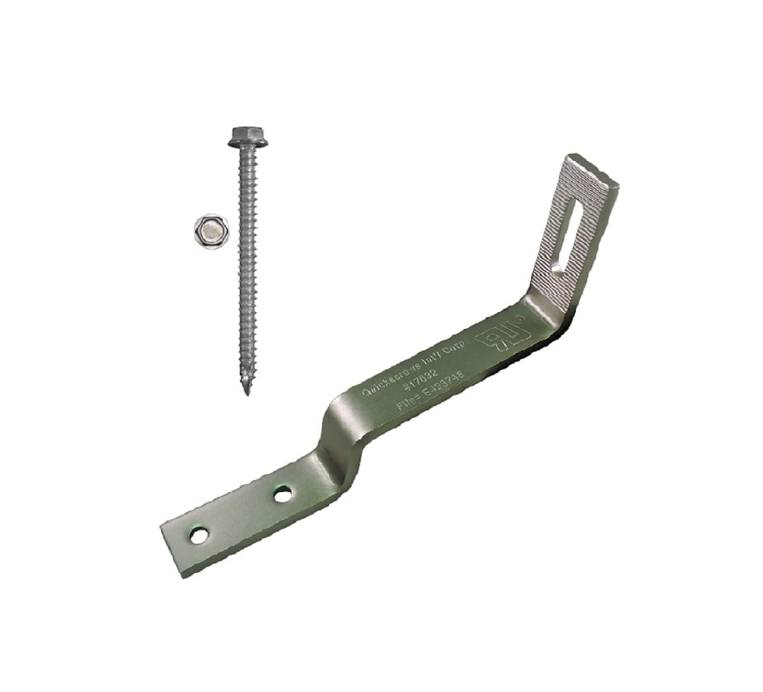 QuickBOLT 304 Stainless Steel 90° Flat Tile High Wind Roof Hook