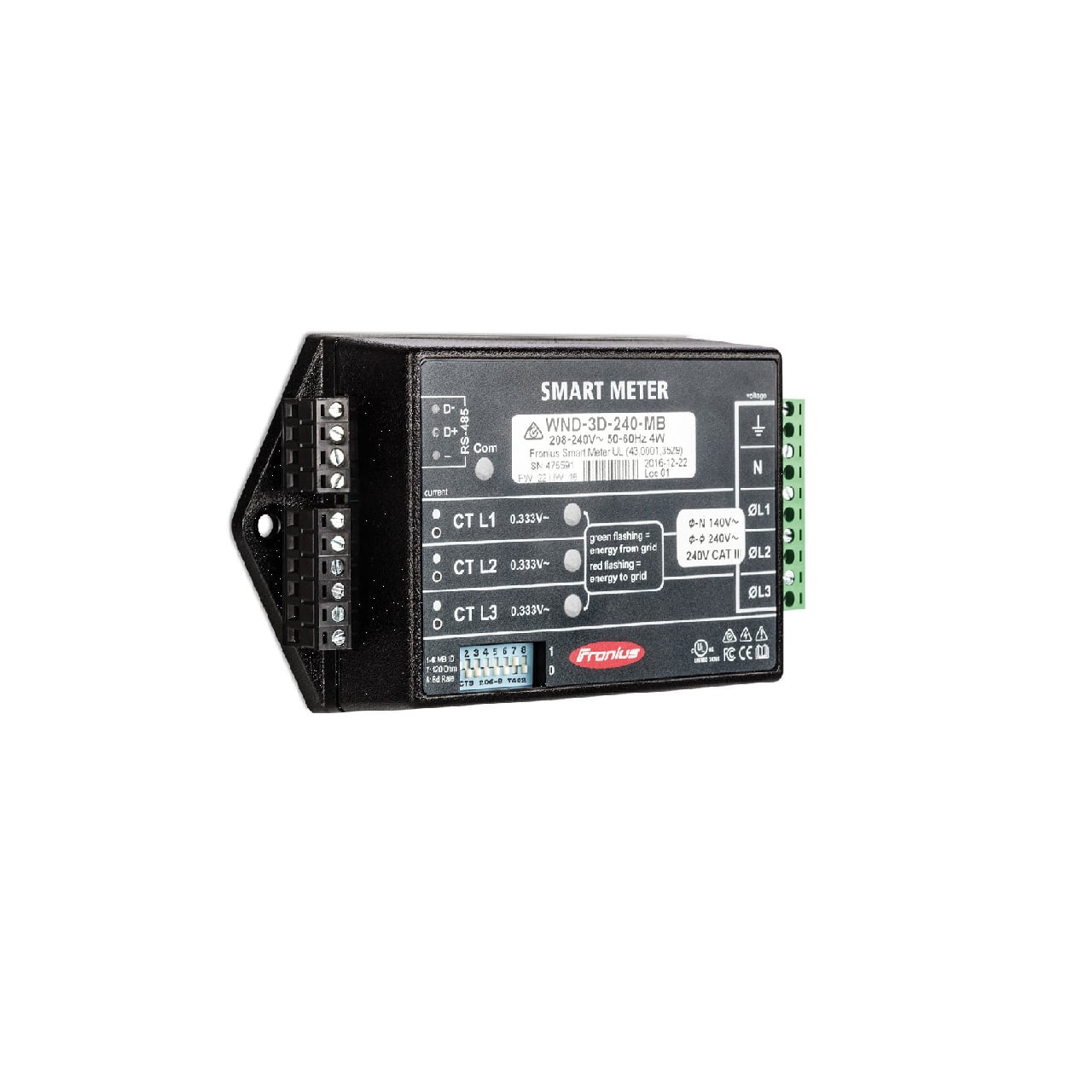 Fronius Three Phase 480V Energy Consumption Smart Meter