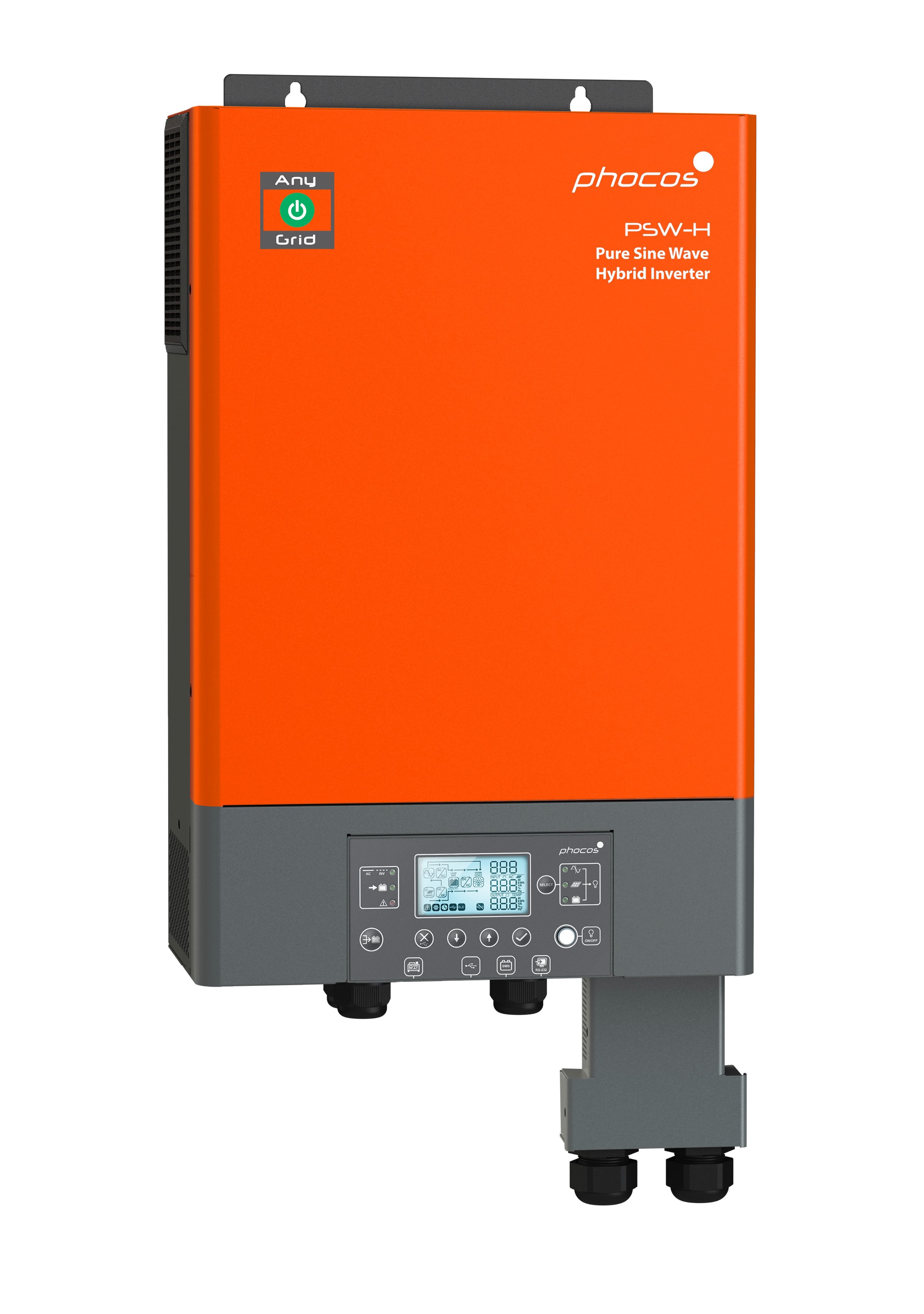 Phocos 3kW 120V Any-Grid Battery Hybrid Inverter Charger
