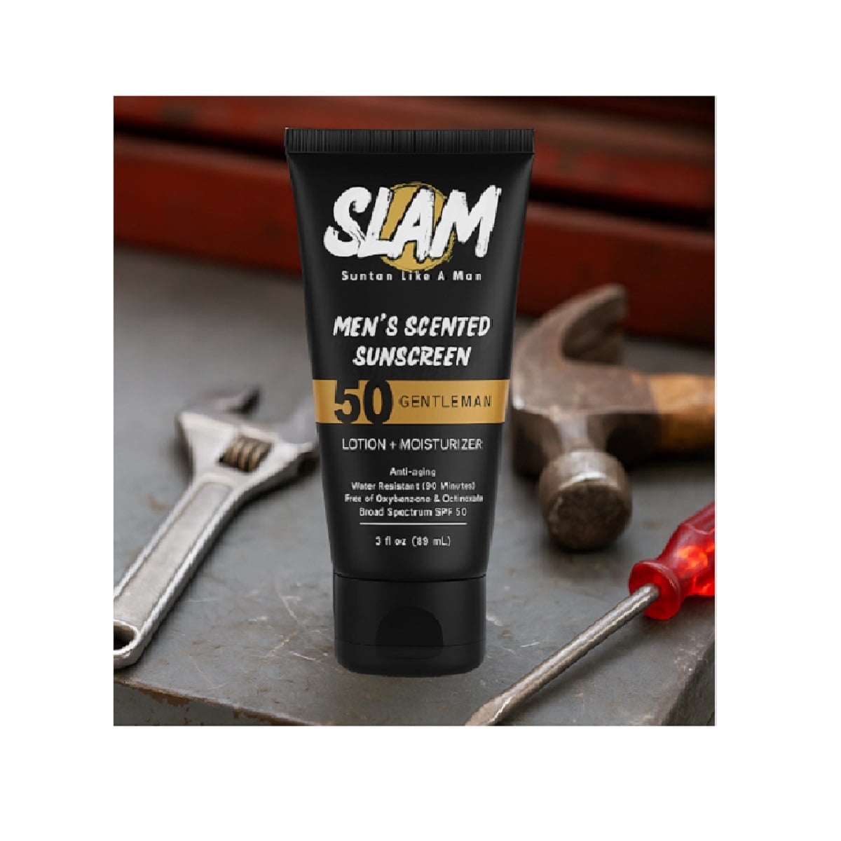 SLAM Sunscreen Moisturiser + Lotion (SPF 50)