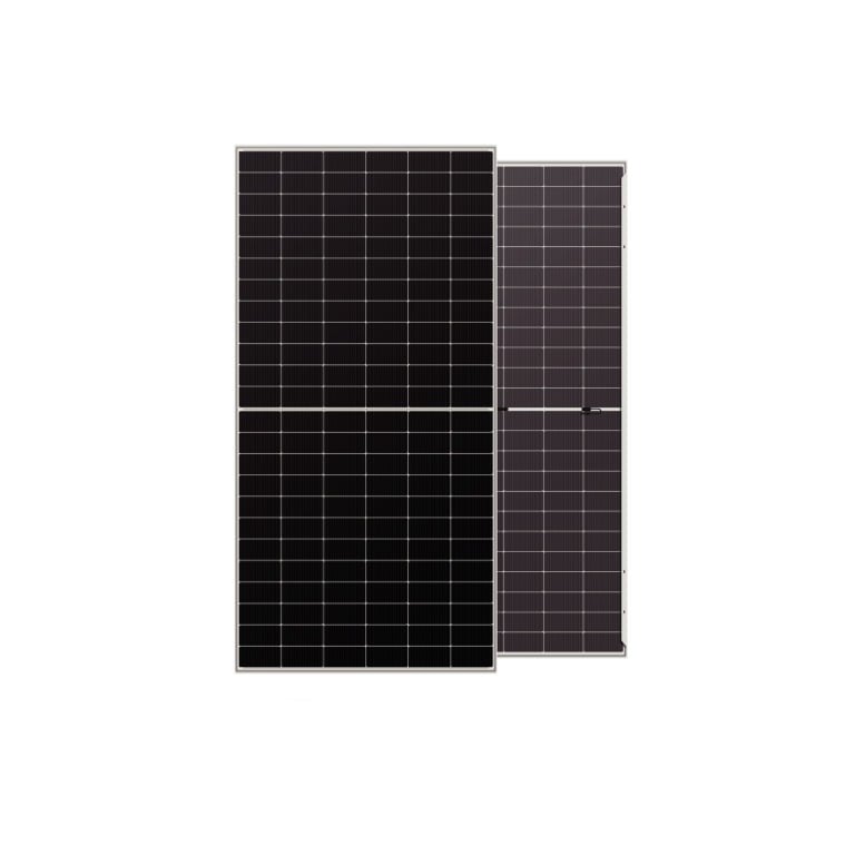 HI SHEN 590W 144 Cells N-Type Half-Cut Mono Bifacial Solar Panel