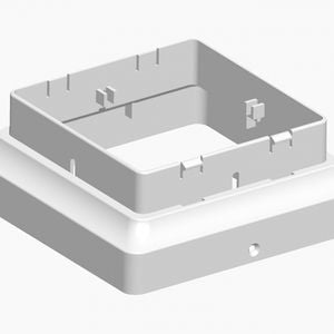 Classy Caps Adaptor PVC 5 x 5 (White)