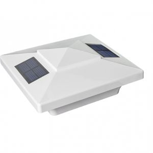 Classy Caps PVC Windsor Solar Post Cap 4x4 (WHITE)