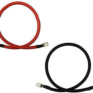 Renogy Battery Inverter Cables 5ft 4/0 AWG for 3/8 Lug Image