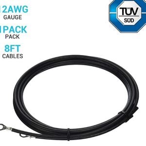 Renogy Battery to Charge Controller 8FT 12AWG Cables Image