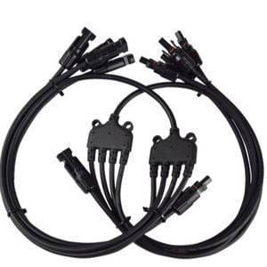 Renogy 4 to 1 Solar Branch Connectors MMMMF+FFFFM Pair Image