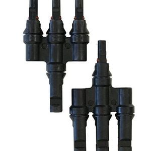 Renogy 3 to 1 Solar Branch Connectors MMMF+FFFM Pair Image