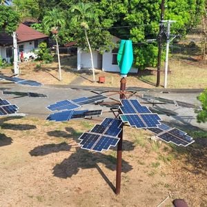 The Hybrid Power Tree: Combining Solar/Wind Generation Image