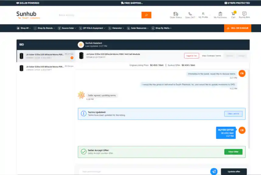 Trader Deal Conversation