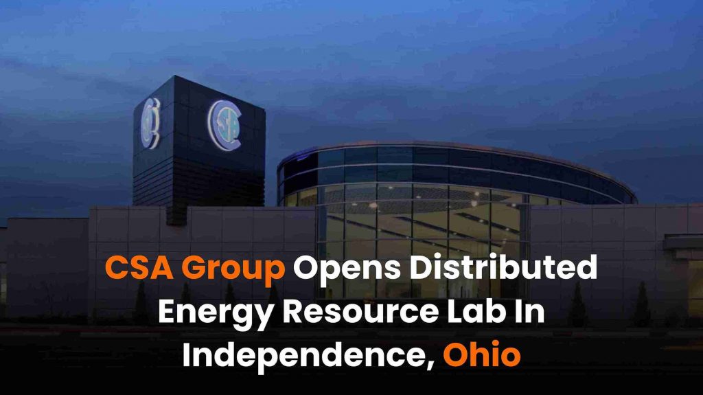 CSA Distributed Energy Resource Lab