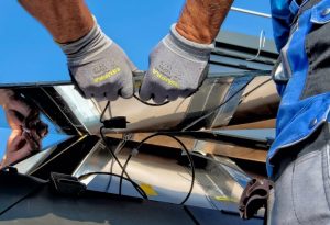repairing solar panels