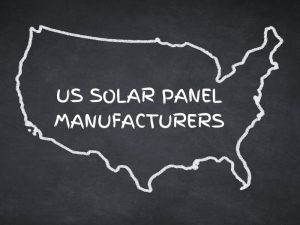 US Solar Panel Manufacturers
