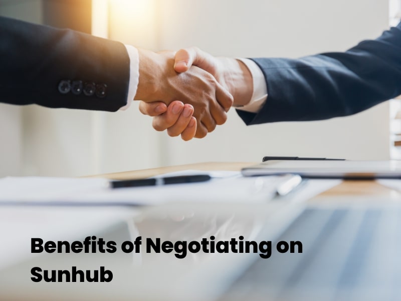 Sunhub buyers and sellers negotiating for better solar procurement deals