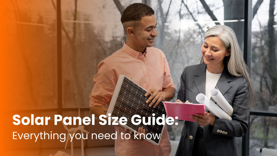Guide to solar panel sizes, including dimensions, weight, and tips for residential and commercial installations.
