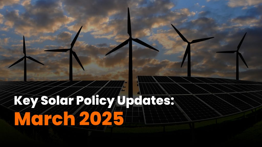 Solar policy 2025