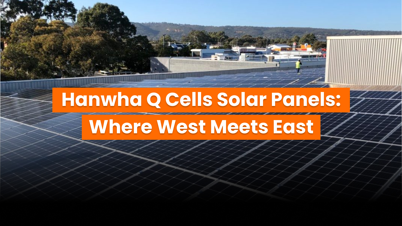 Q Cells solar panels on rooftop installation