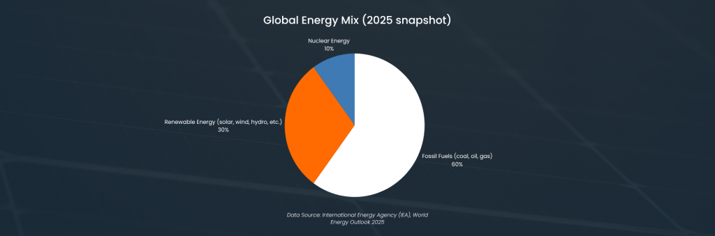 Global energy mix (Sunhub)